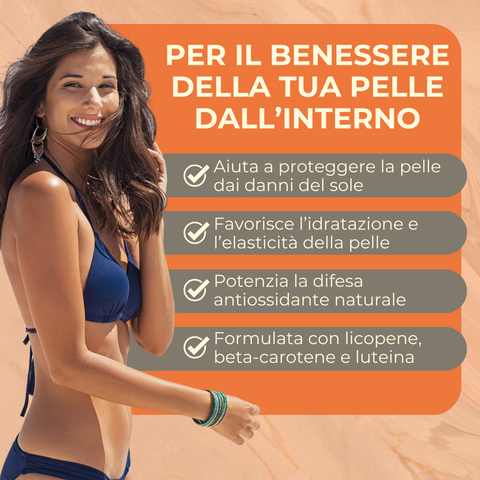 Betacarotene - Accelleratore abbronzatura