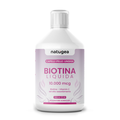Biotina Liquida 10.000 mcg con Vitamina C