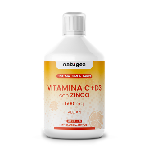 Vitamina C Liquida + D3 con Zinco
