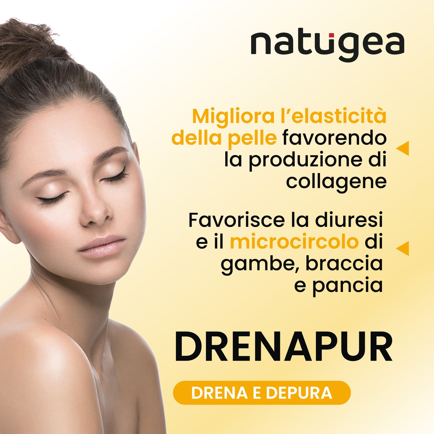 DRENANTE. Bromelina forte drenante 2500 GDU. Detox e Diuretico contro la Ritenzione Idrica, cellulite e gambe. DRENAPUR® 11 Attivi in 120 cps Vegetali