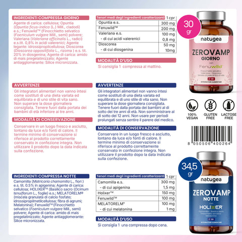 Zerovamp - Riduci vampate, migliora il sonno e ritrova il tuo equilibrio naturale.