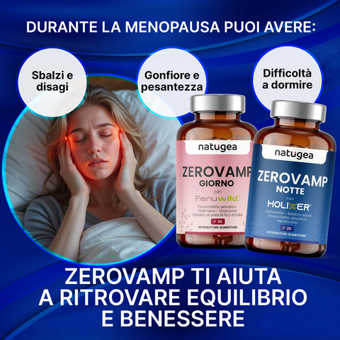 Zerovamp - Riduci vampate, migliora il sonno e ritrova il tuo equilibrio naturale.