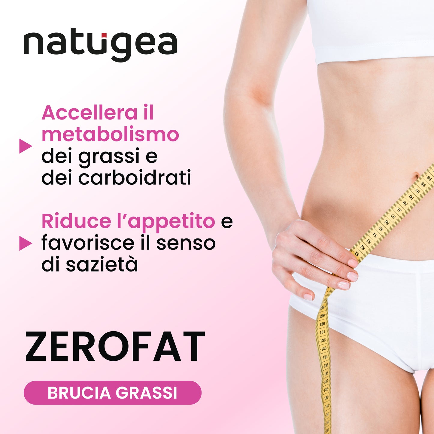 Brucia Grassi ZEROFAT® ha 11 attivi con: Carnitina, Guarana, Garcinia Cambogia e Caffeina.