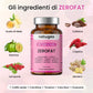 Brucia Grassi ZEROFAT® ha 11 attivi con: Carnitina, Guarana, Garcinia Cambogia e Caffeina.